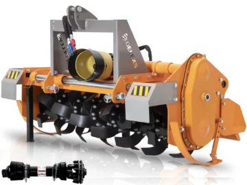 Rotary tiller for tractor - Hydraulic offset - DFH-IDR-135