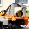 Rotary tiller for tractor – Hydraulic offset – DFH-IDR-135