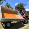 Agricultural trailers 3 way hydraulic tipping trailer for tractor