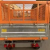 Agricultural trailers 3 way hydraulic tipping trailer for tractor, with mesh sides