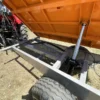 Agricultural trailers 3 way hydraulic tipping trailer for tractor, with mesh sides