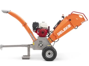 Petrol chipper shredder with Honda engine and Estart DK-800