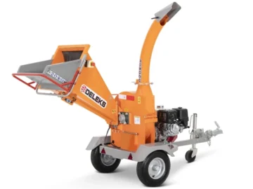 Petrol chipper shredder with Briggs&Stratton engine and Estart DK900